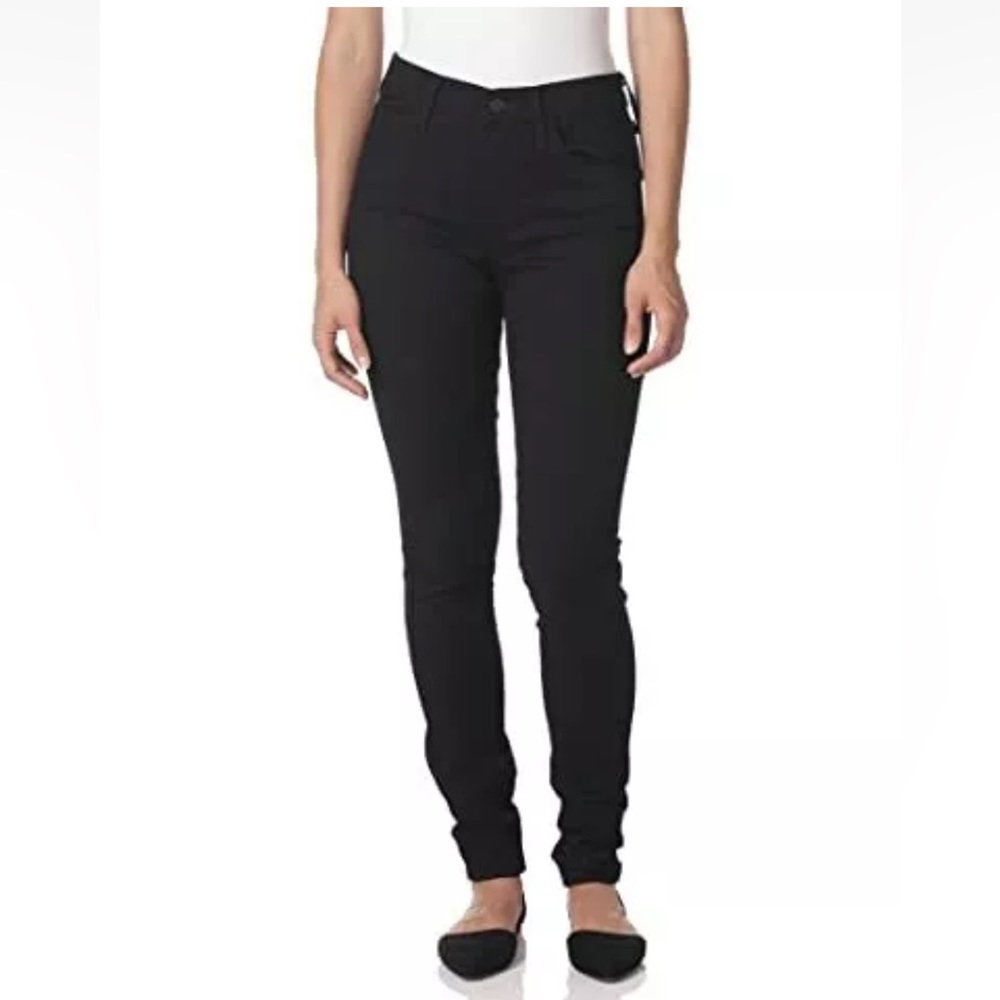 Levi's 720 High Rise Super Skinny Jeans Black Women's Size 30 Slim Fit Stretch